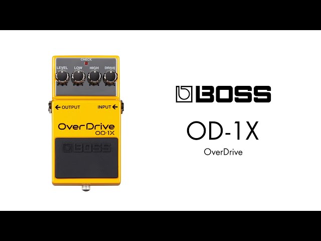 エフェクター 試奏動画】BOSS OD-1X Overdrive オーバードライブ - YouTube