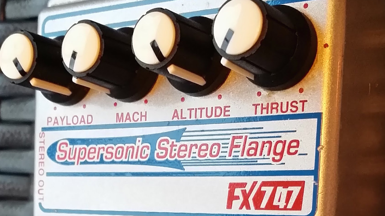 DOD Supersonic Stereo Flange FX747 Demo (HQ Audio) - YouTube
