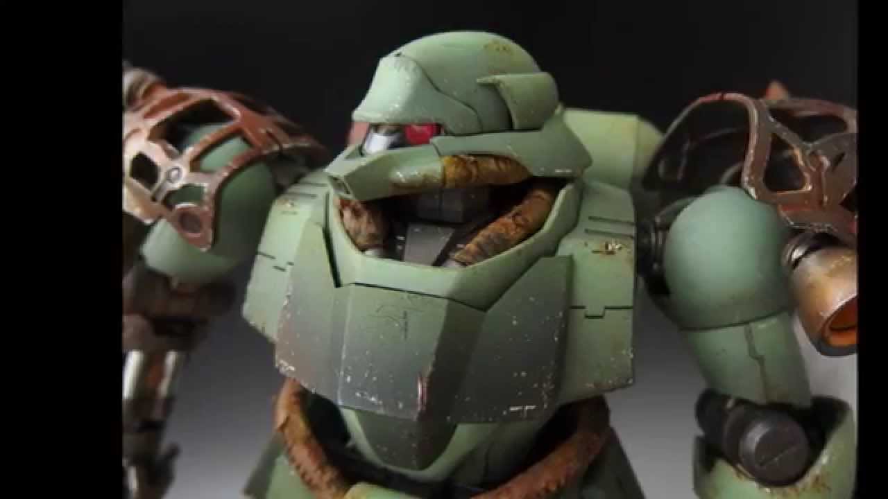 ガンプラ MG1/100 ギラ・ドーガ 山口まさかず - YouTube