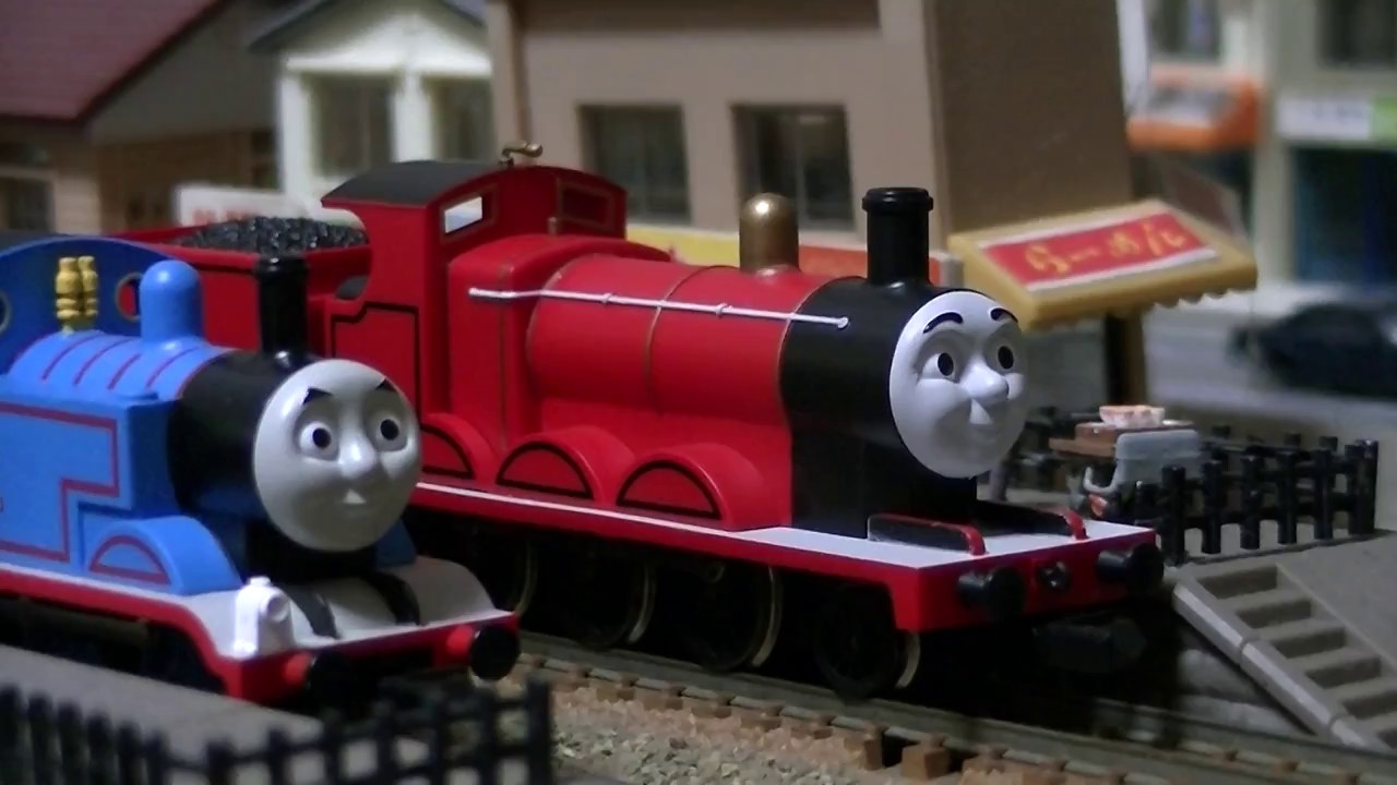 鉄道模型・Nゲージ 】TOMIXきかんしゃジェームス車両セット を自宅