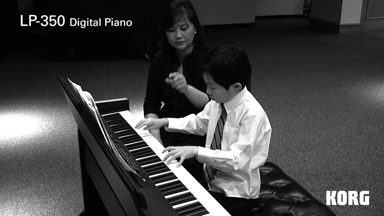 Korg LP350 Digital Piano - A Piano Teacher's Perspective - YouTube