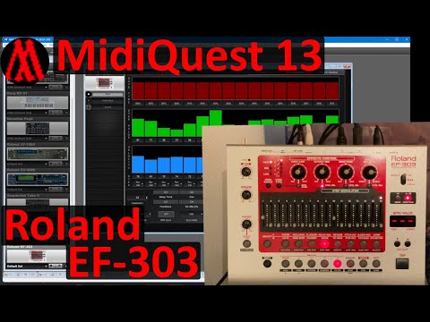 The craziest device I ever bought! Roland EF-303! MidiQuest 13 to