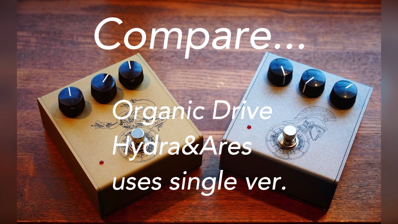 Organic Sounds Organic drive】ストラトで弾いてみたHydraとAres簡単