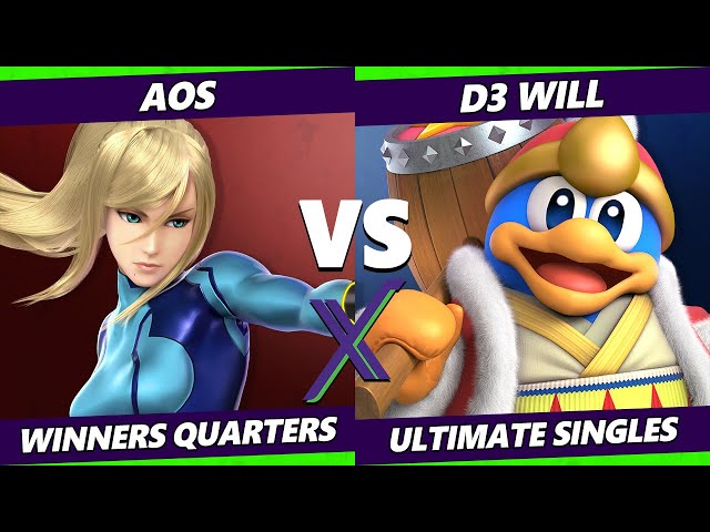 S@X 442 Winners Quarters - AoS (ZSS) Vs. D3_Will (Dedede) Smash