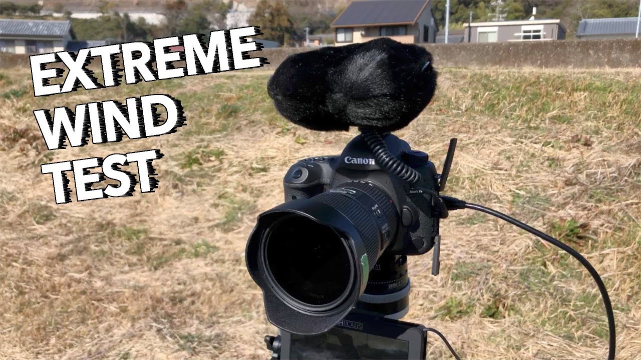 On Camera Shotgun Mic STRONG Wind Test - Sennheiser MKE 440 - YouTube