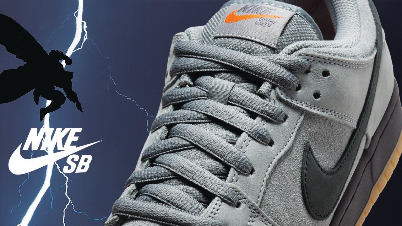Nike SB Cool Grey Dunk Low | Orange Label - YouTube