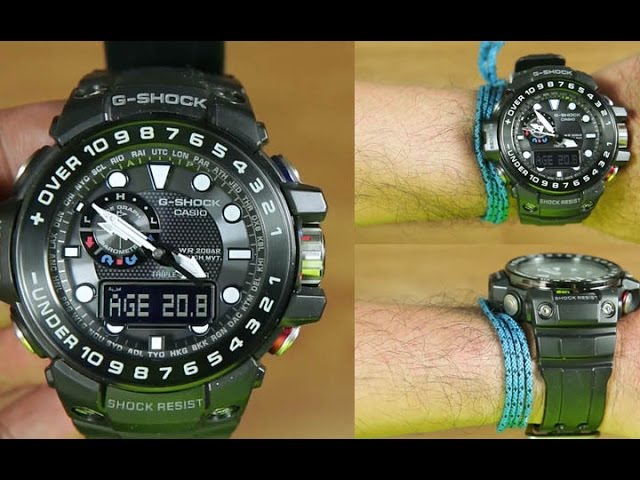 Casio G-shock Gulfmaster GWN-1000B-1A Triple sensor : UNBOXING