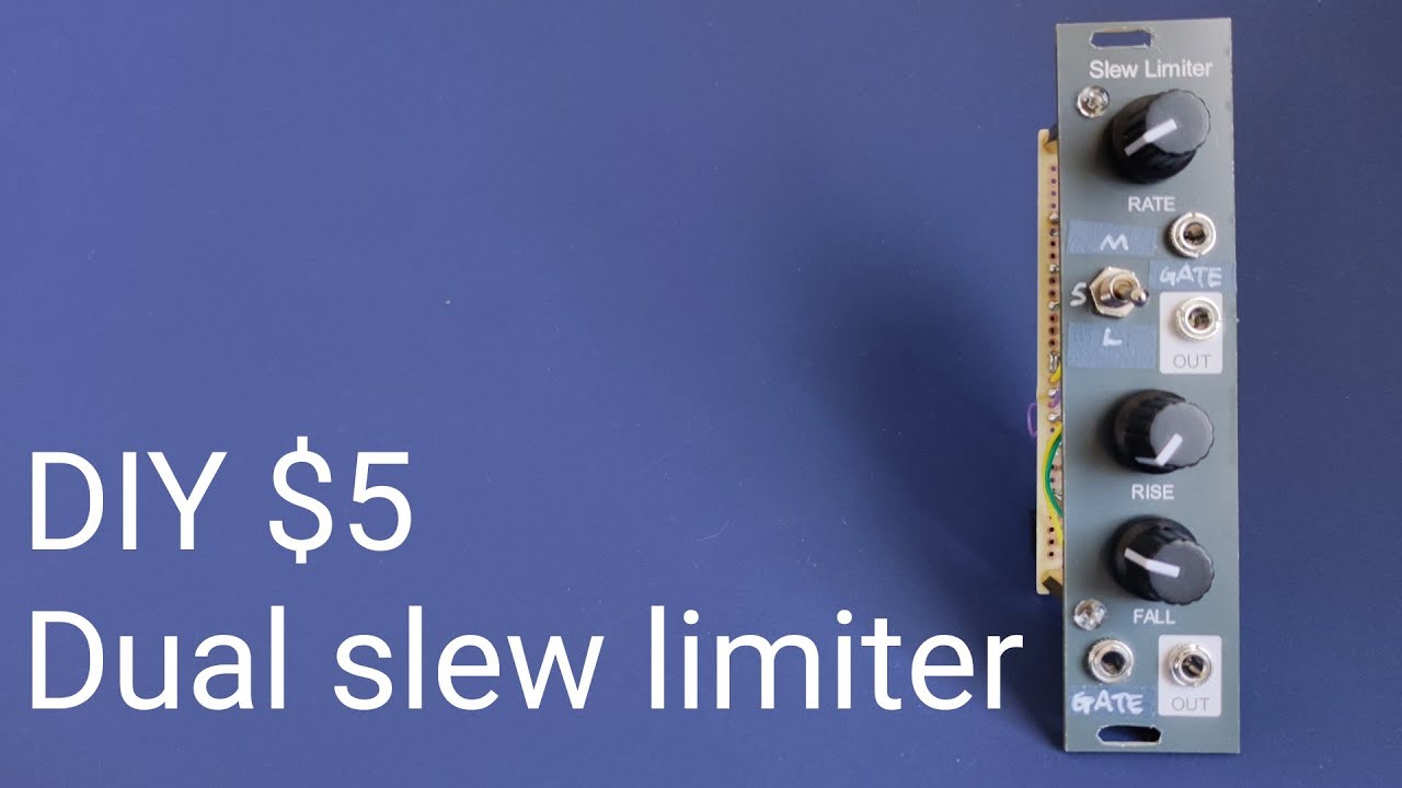 $5 Dual Slew Limiter - DIY Eurorack Modular Synthesizer｜HAGIWO/ハギヲ