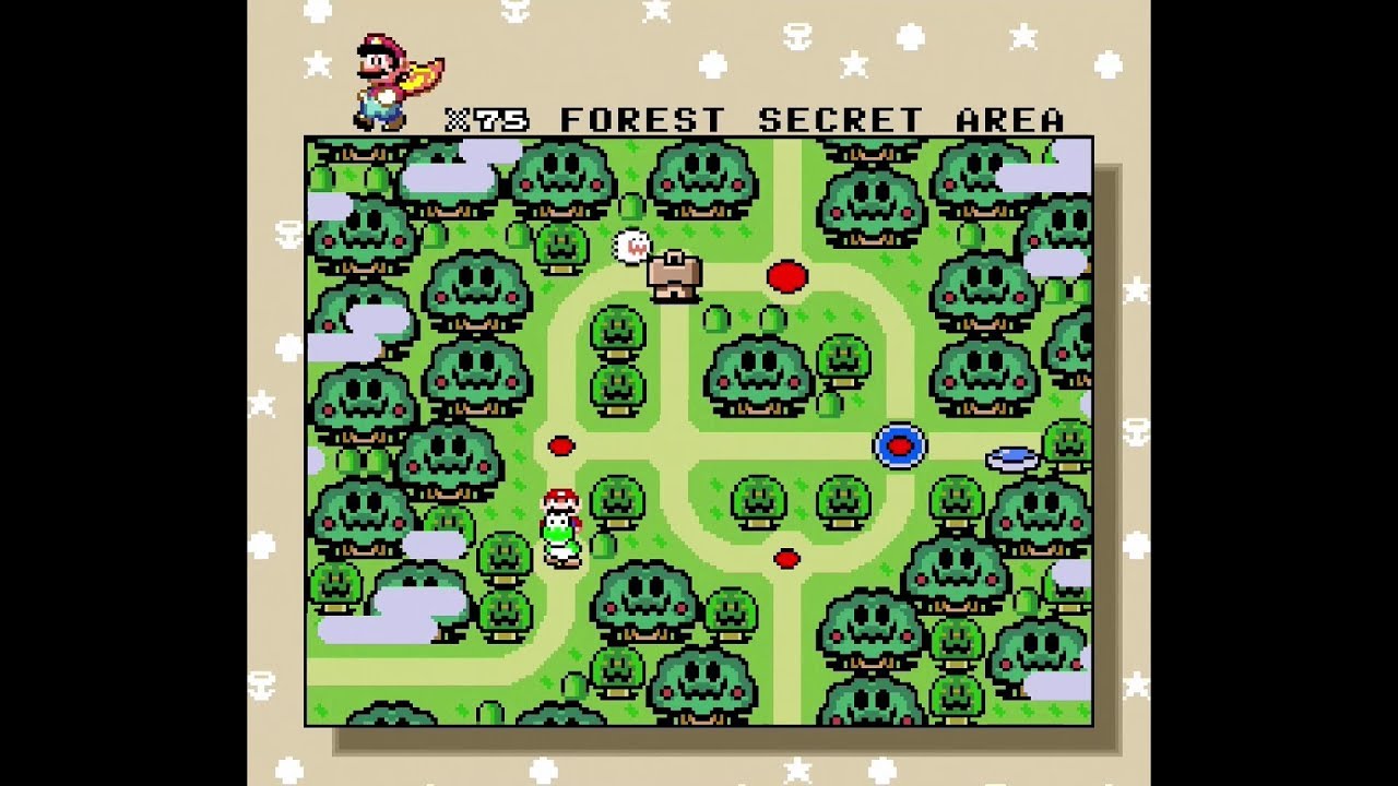 Forest Ghost House | Super Mario World 100% Cleared - YouTube
