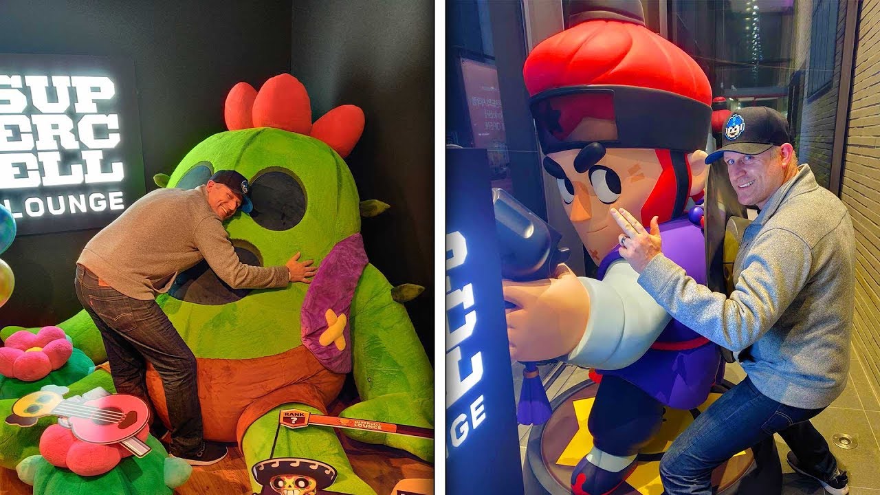 Inside the SUPERCELL LOUNGE! Supersize Spike, Brawl Stars World