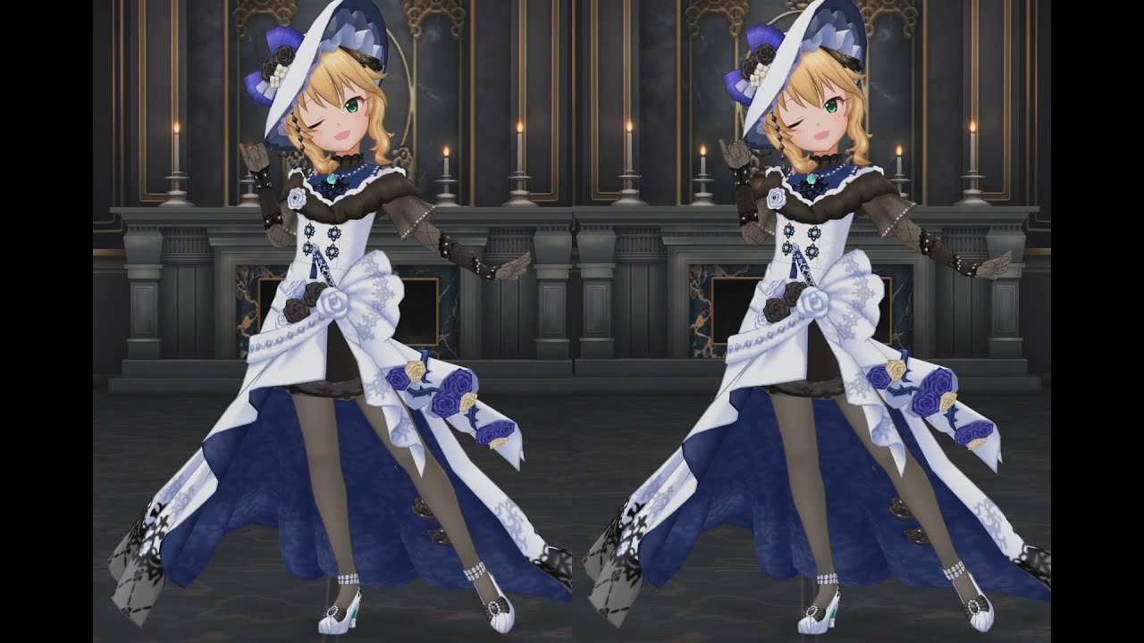 デレステMV][立体視]「ラヴィアンローズ」 櫻井桃華 with 永遠の愛の