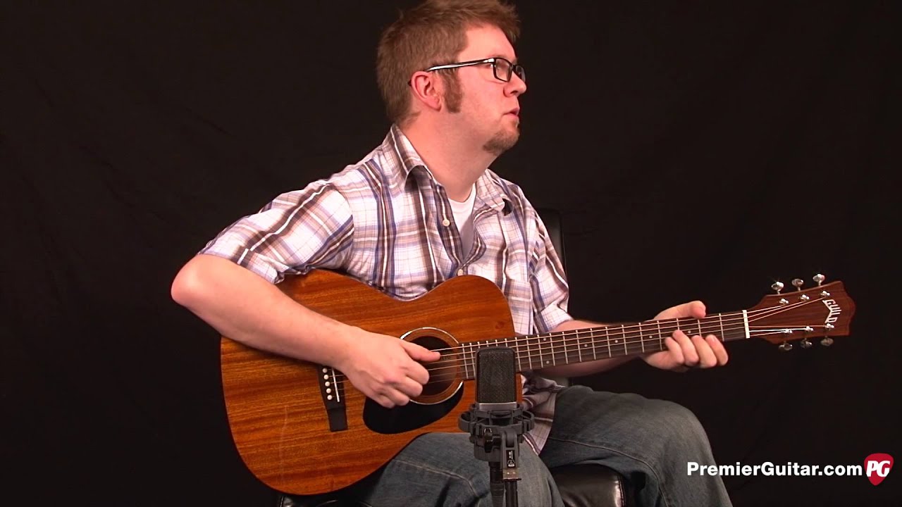 Premier Guitarのアコースティックギター特集にGuild M-120のレビュー