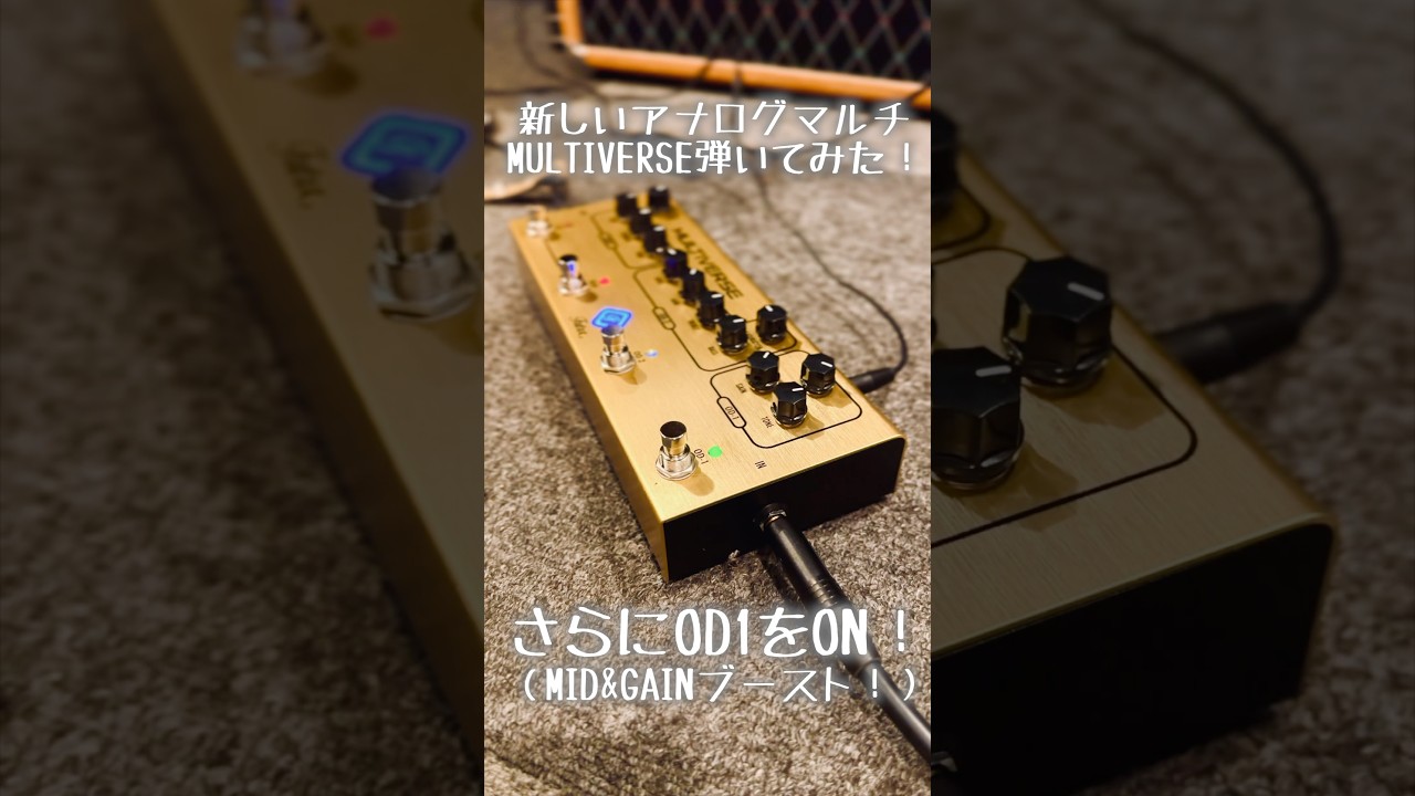 新型アナログマルチエフェクターを弾いてみた！Futra Multiverse