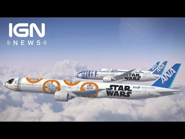 Japanese Airlines Debut New Star Wars Airplanes - IGN News - YouTube