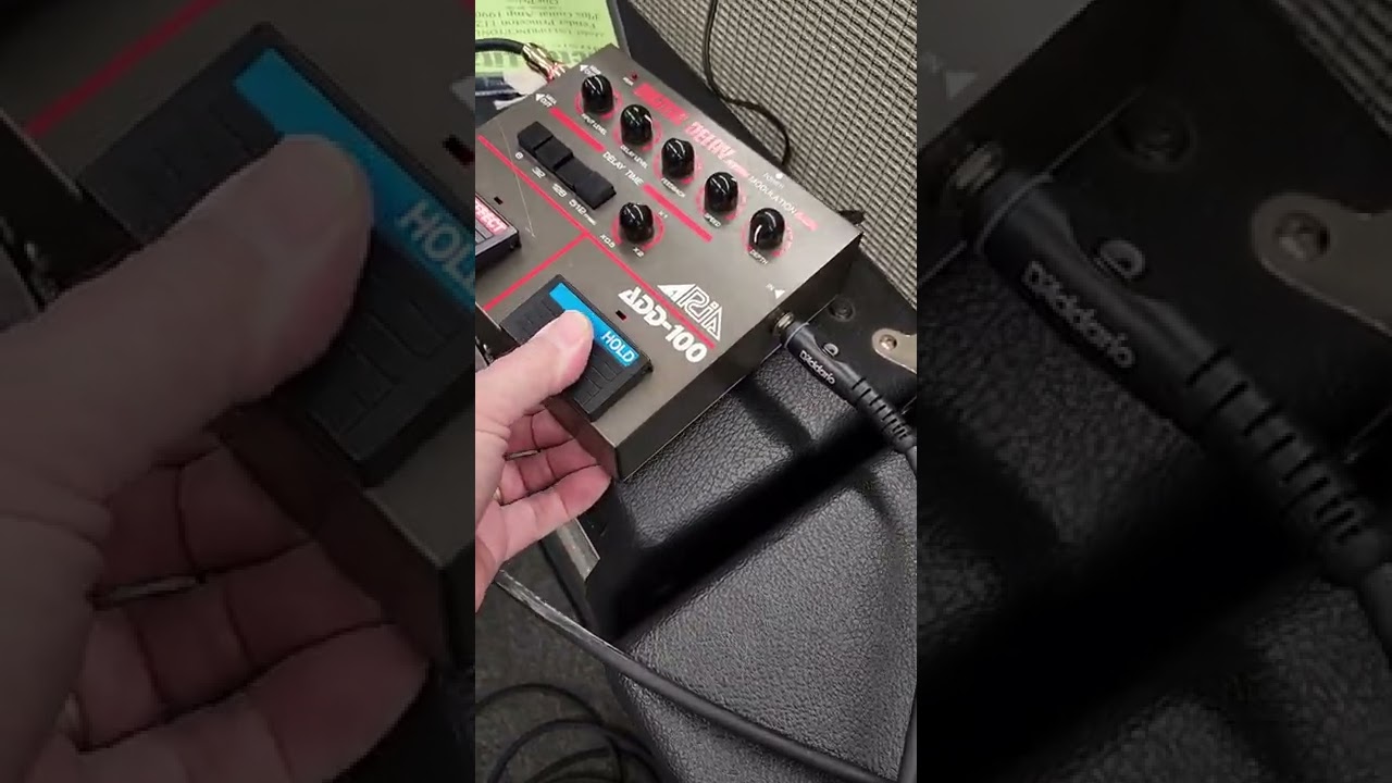 Victor litz music Aria ADD-100 delay - YouTube