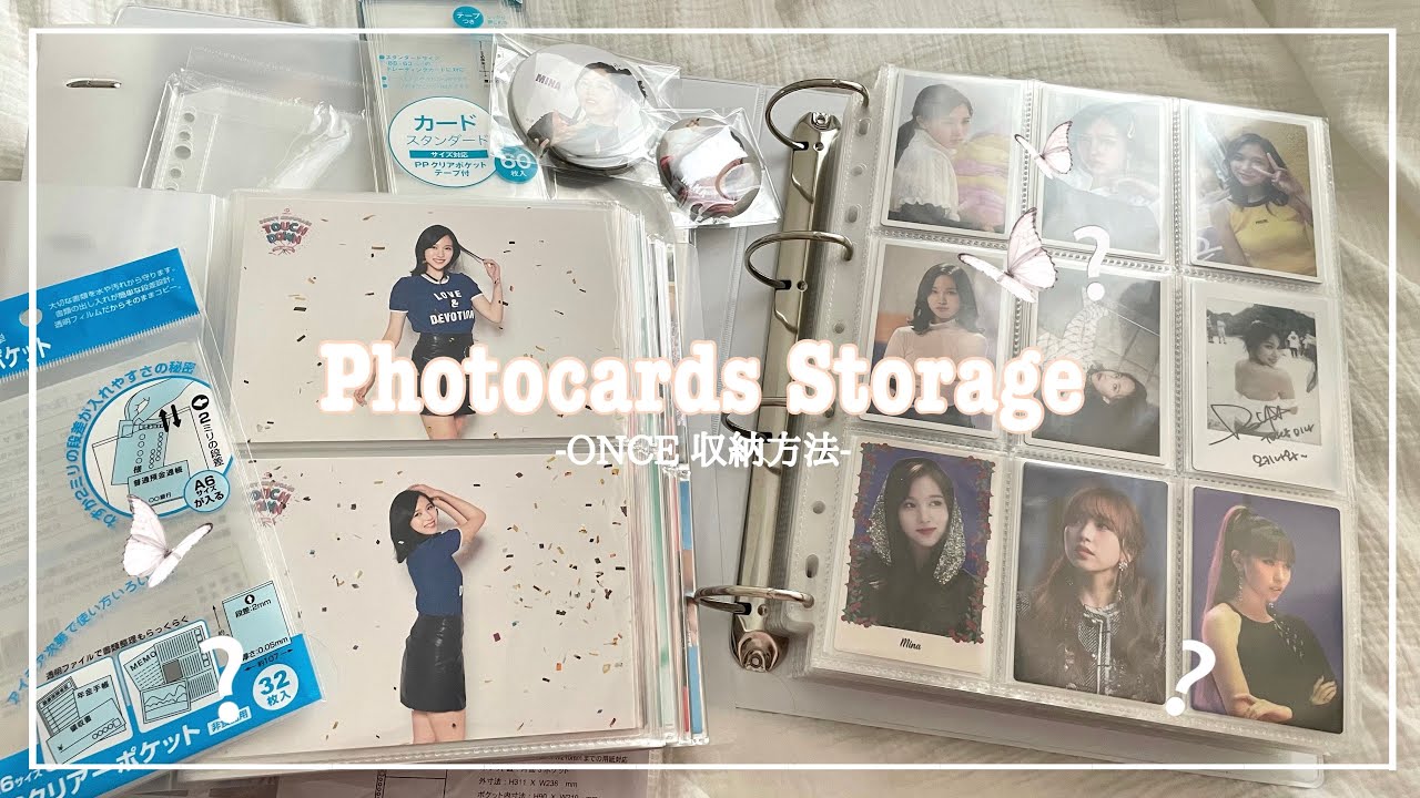 TWICE] ONCE収納方法🕊 トレカ,付属品,CD,缶バッジetc… - YouTube