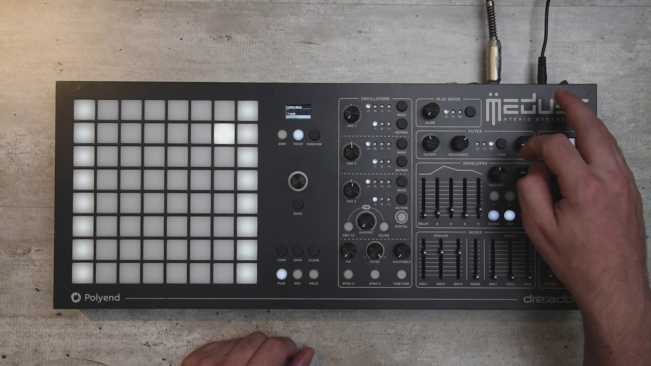 MEDUSA by Polyend + Dreadbox (A quick SOUND DEMO) - YouTube