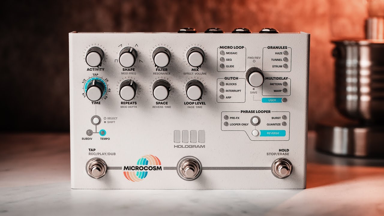 Using the Microcosm on an Acoustic Guitar - YouTube