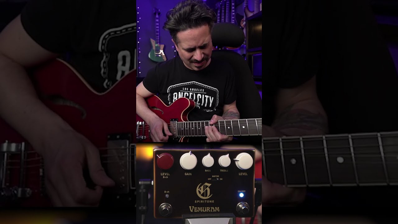 The Spiritone from Vemuram! 2 Klon style tone circuits in one box