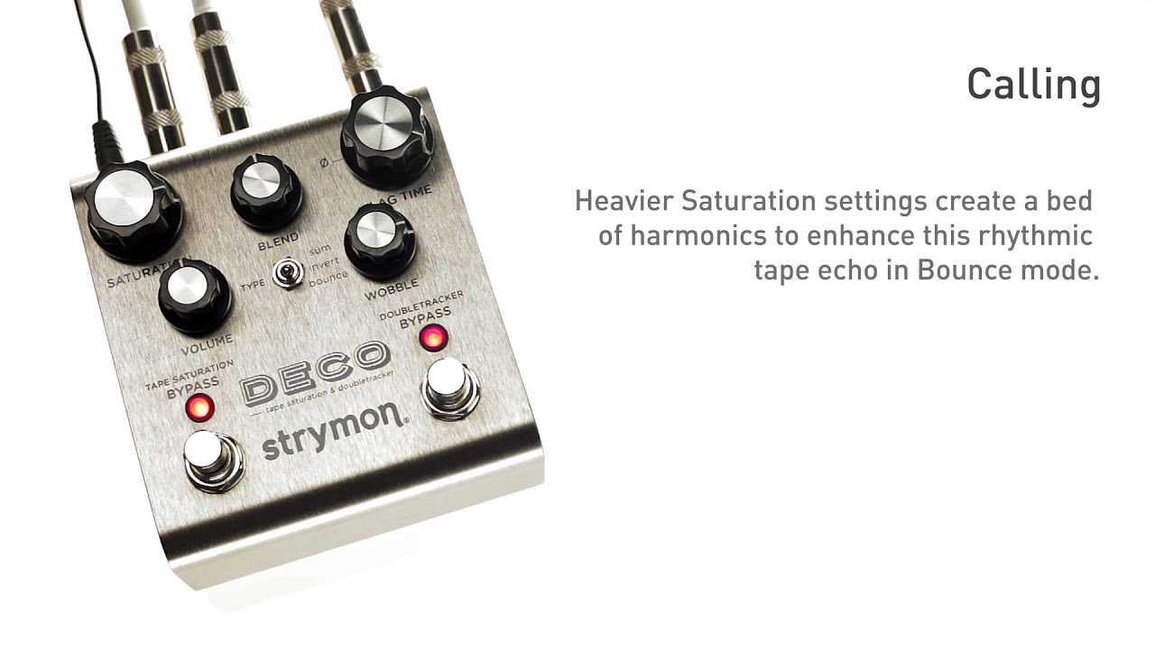 strymon | DECO（Gen1） | テープ・サチュレーション ダブル