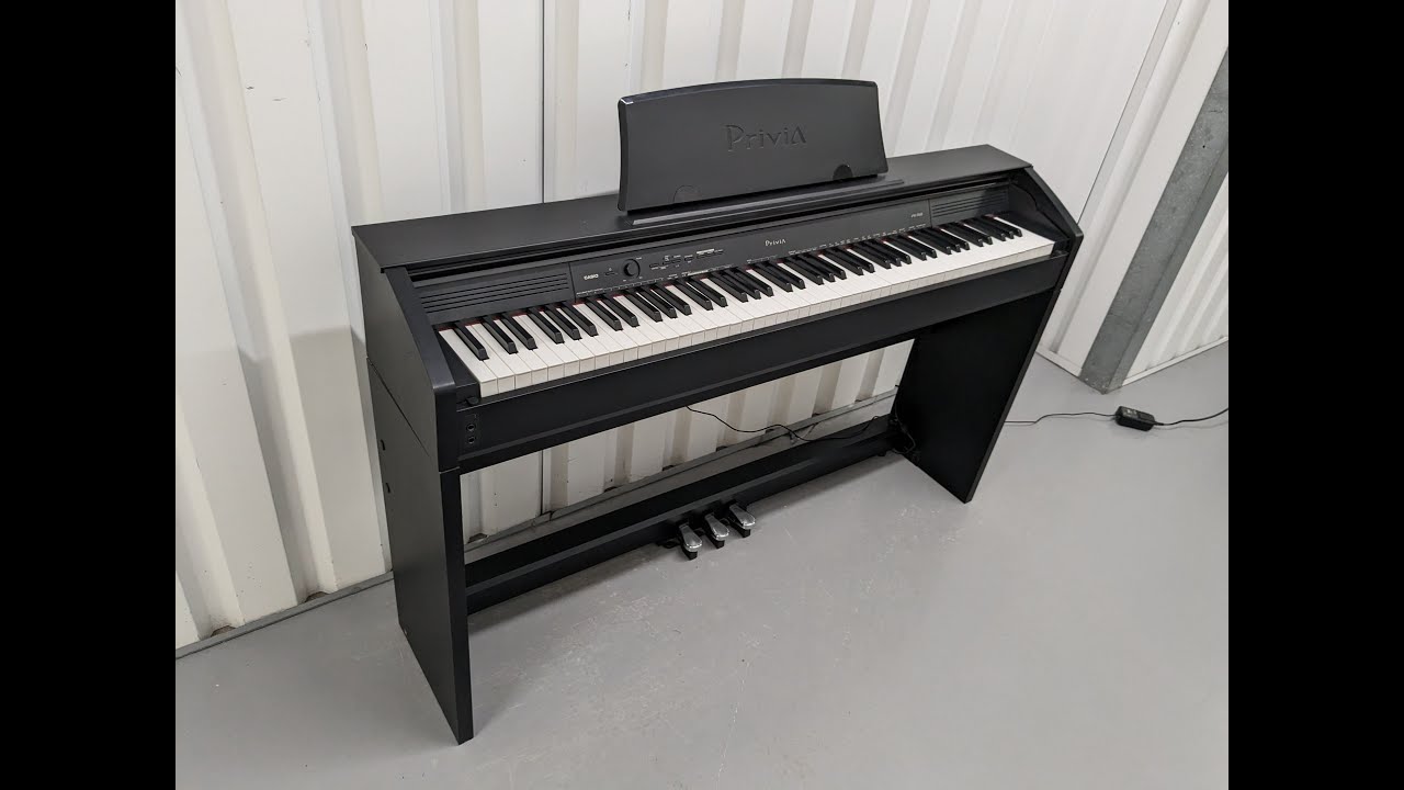 Casio Privia PX-760 digital piano in satin black finish stock