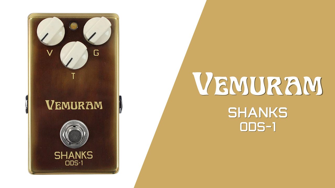 Vemuram Shanks ODS1 Overdrive | 1-Minute Demo - YouTube