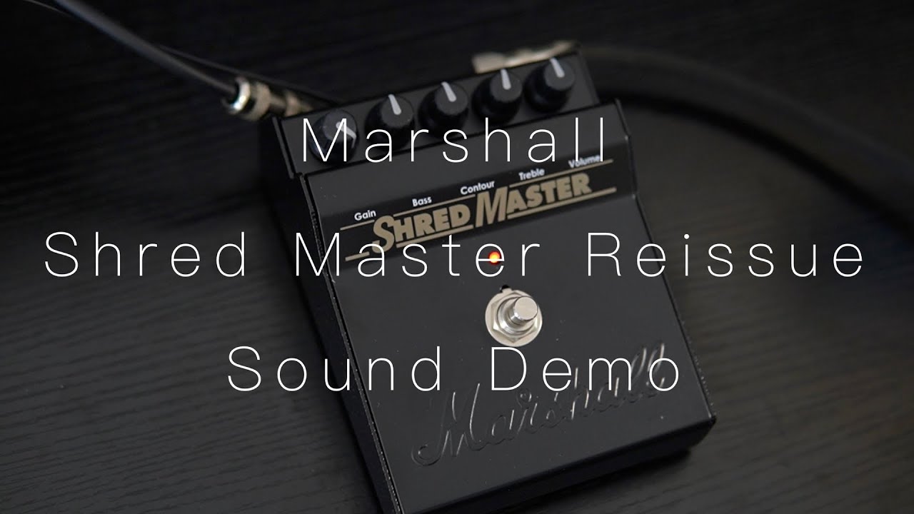 Marshall Shred Master REISSUE Sound Test - YouTube