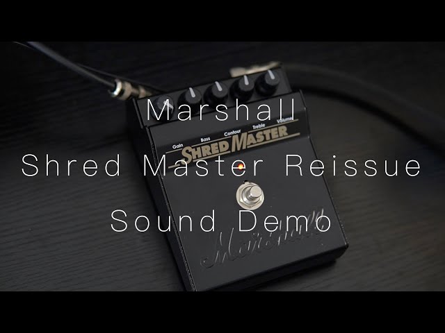Marshall Shred Master REISSUE Sound Test - YouTube