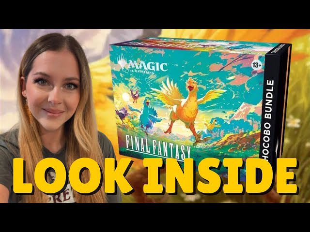 My First Look: FINAL FANTASY CHOCOBO Bundle Opening - YouTube