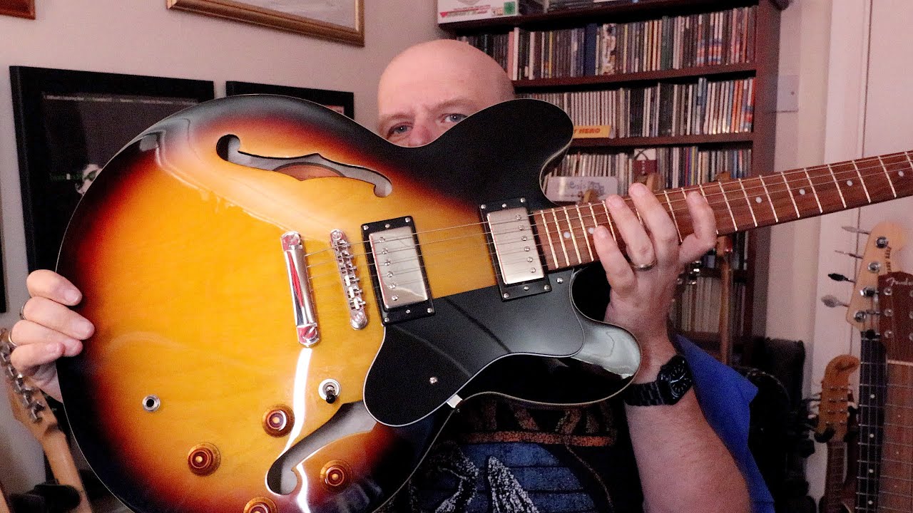Epiphone Dot ES 335 Vintage Sunburst 2020 - CASHIES SPECIAL - YouTube