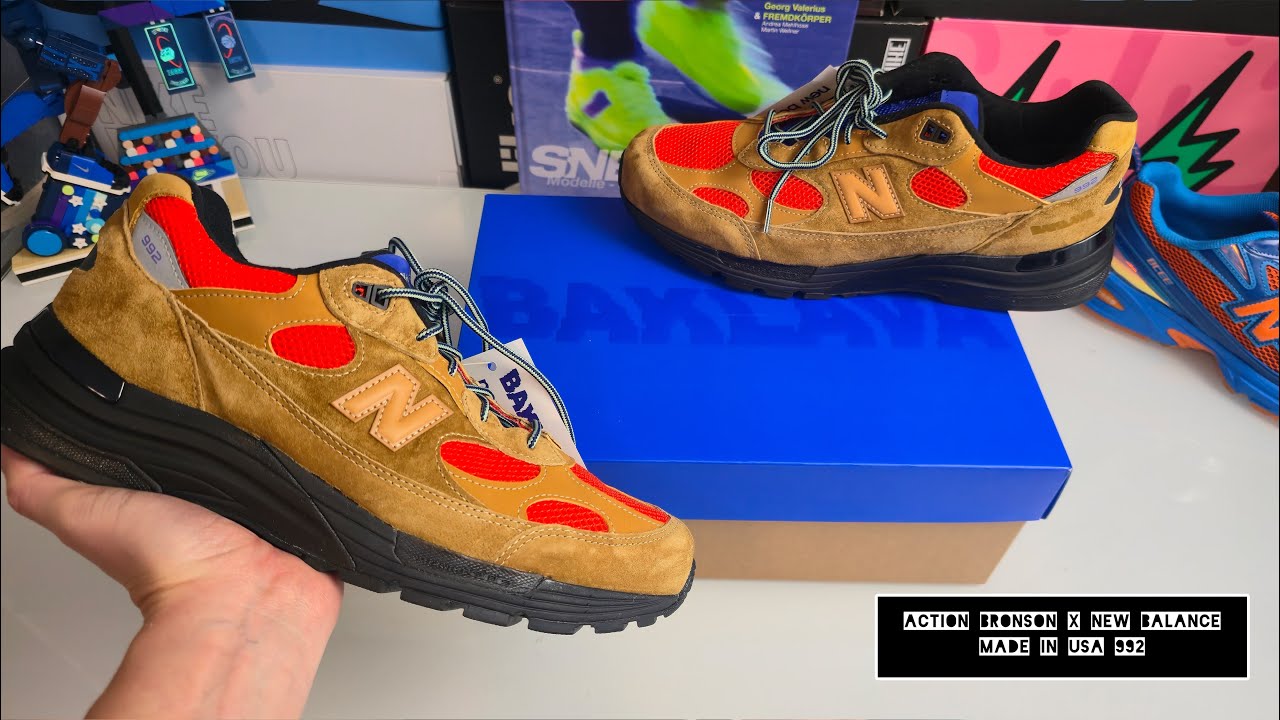 Action Bronson x New Balance Made in USA 992 - On Feet and Check