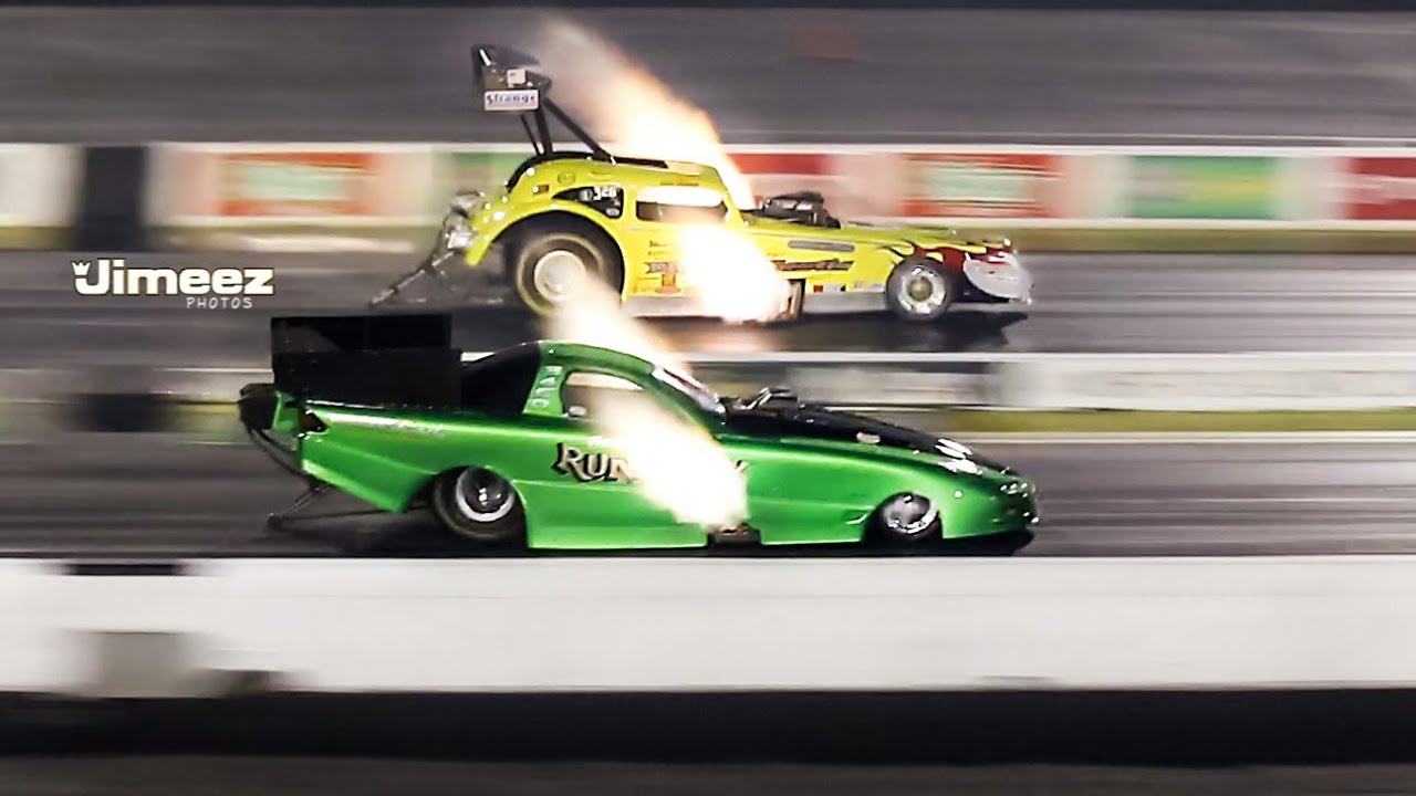 FLAMING NITRO! NITRO F/C VS NITRO ALTERED MATCHUP AT RT 66 CLASSIC