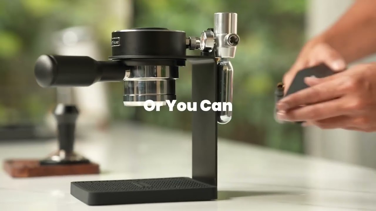 選べるふたつの空気圧方式で誰でも簡単本格エスプレッソ Maespresso 58