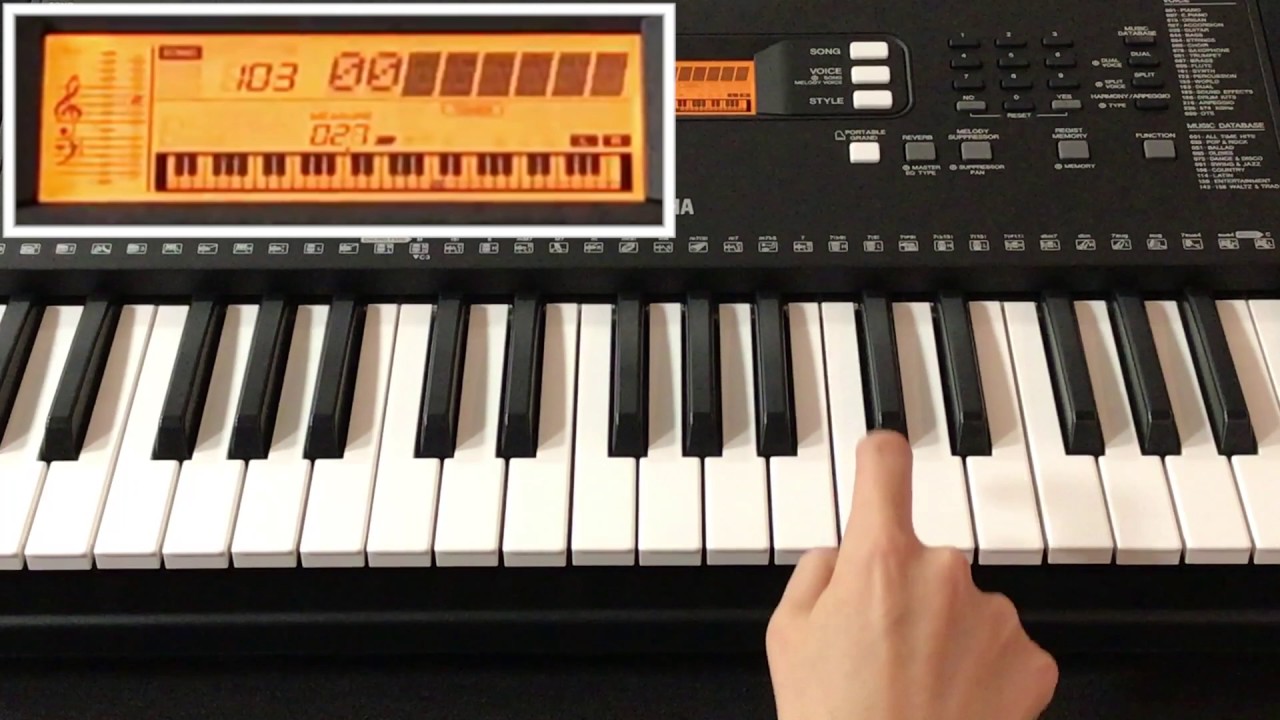 ヤマハ | PSR-E363 - ポータブルキーボード - 音声・動画