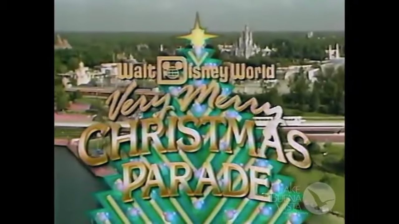1989 Walt Disney World Very Merry Christmas Parade - YouTube