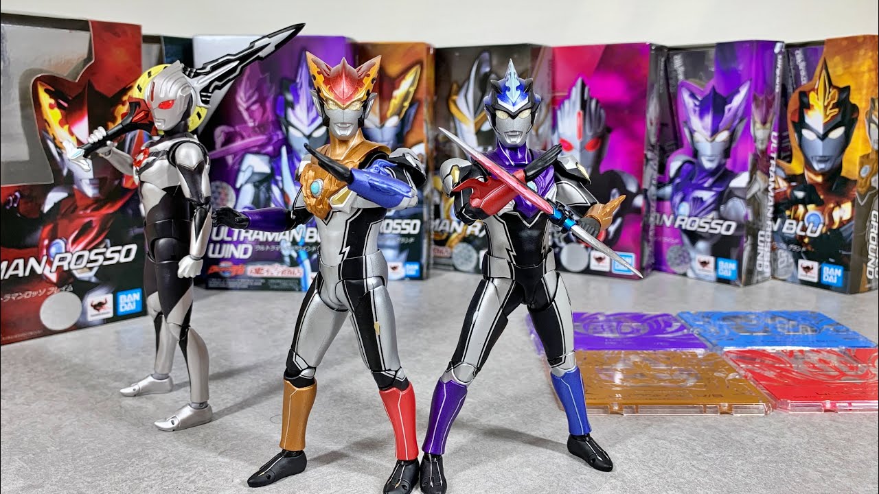A look back at the Ultraman R/B Figuarts! - YouTube