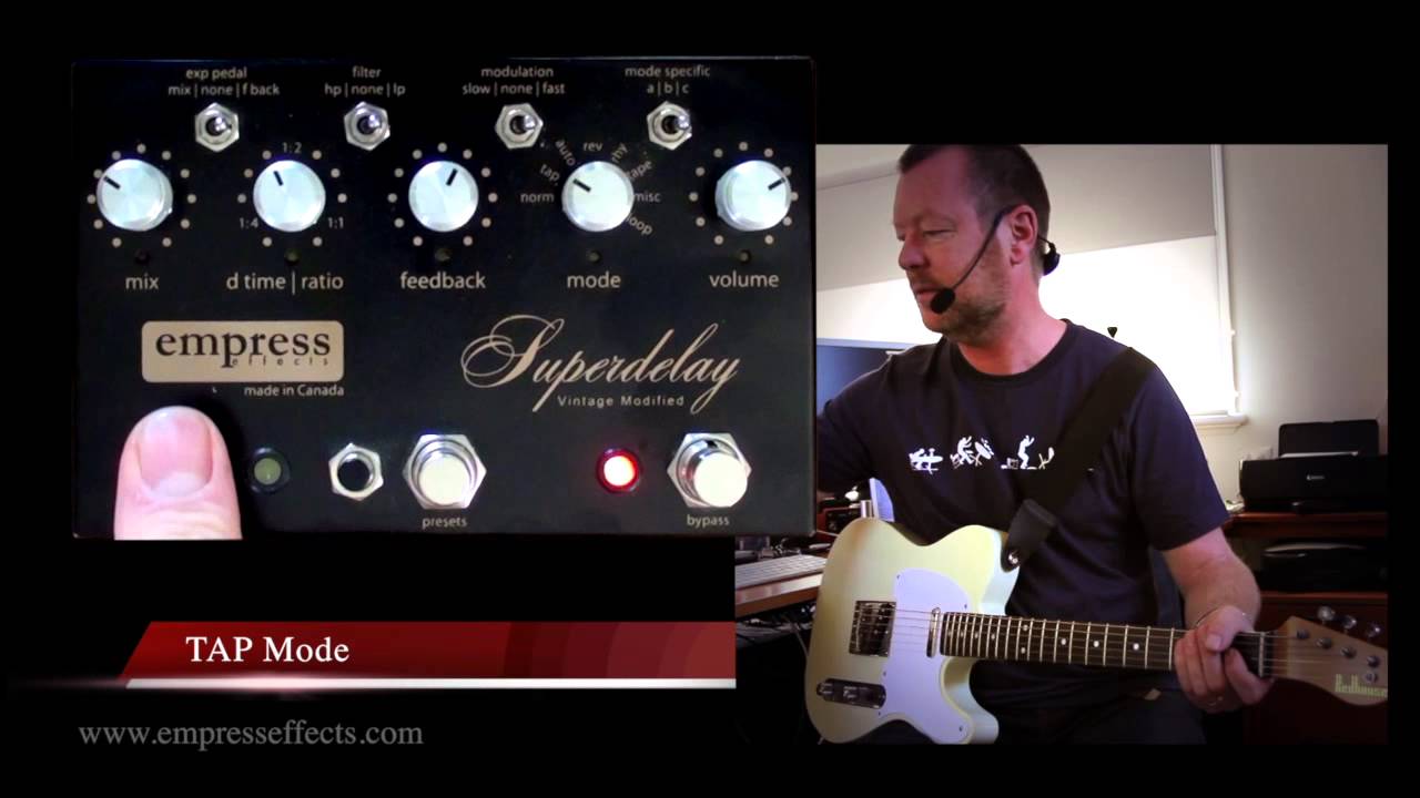 Empress Effects : Vintage Modified Superdelay - YouTube