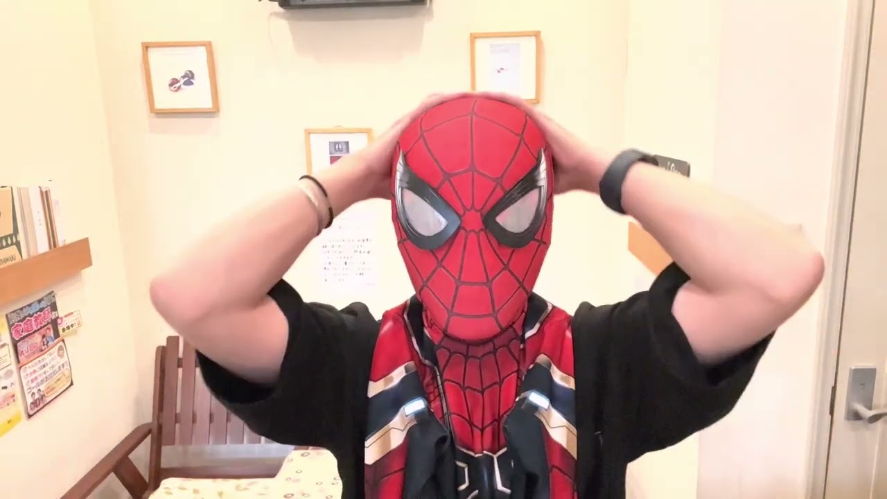 リアルを求めてスパイダーマンシェルマスクを大幅にサイズダウン！後