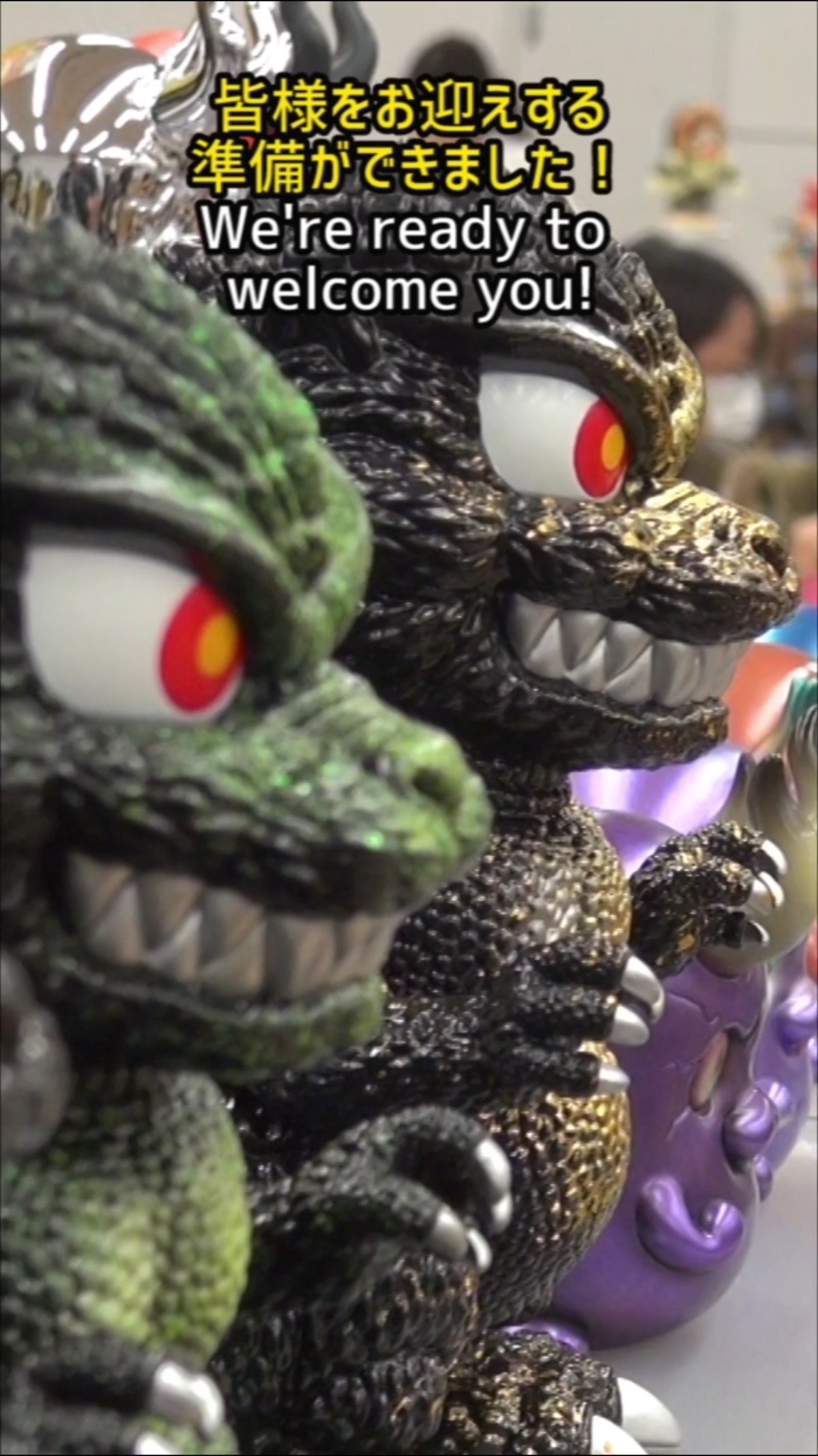 ホビーラウンド32に一日限定で作ったNewbornゴジラ第2弾！VSビオランテ