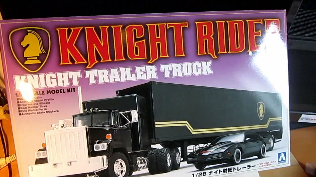 Aoshima 1:28 Knight Rider Trailer Truck.. it's disappointing