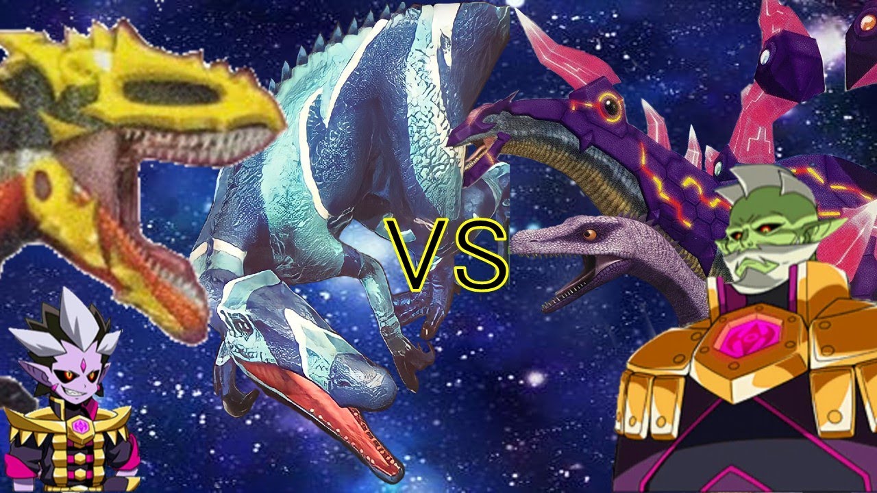 恐竜キング 】エオカルカリアJAΩ&スーパーバリオニクス 決戦！！首領