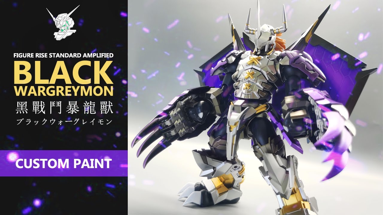 Painted Build] Bandai Figure Rise Standard BlackWargreymon Custom