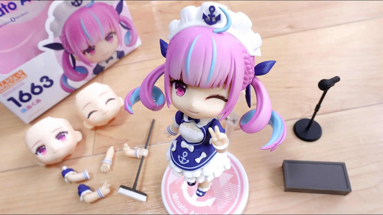 Hololive x Nendoroid has started! Minato Aqua review! Comes with a