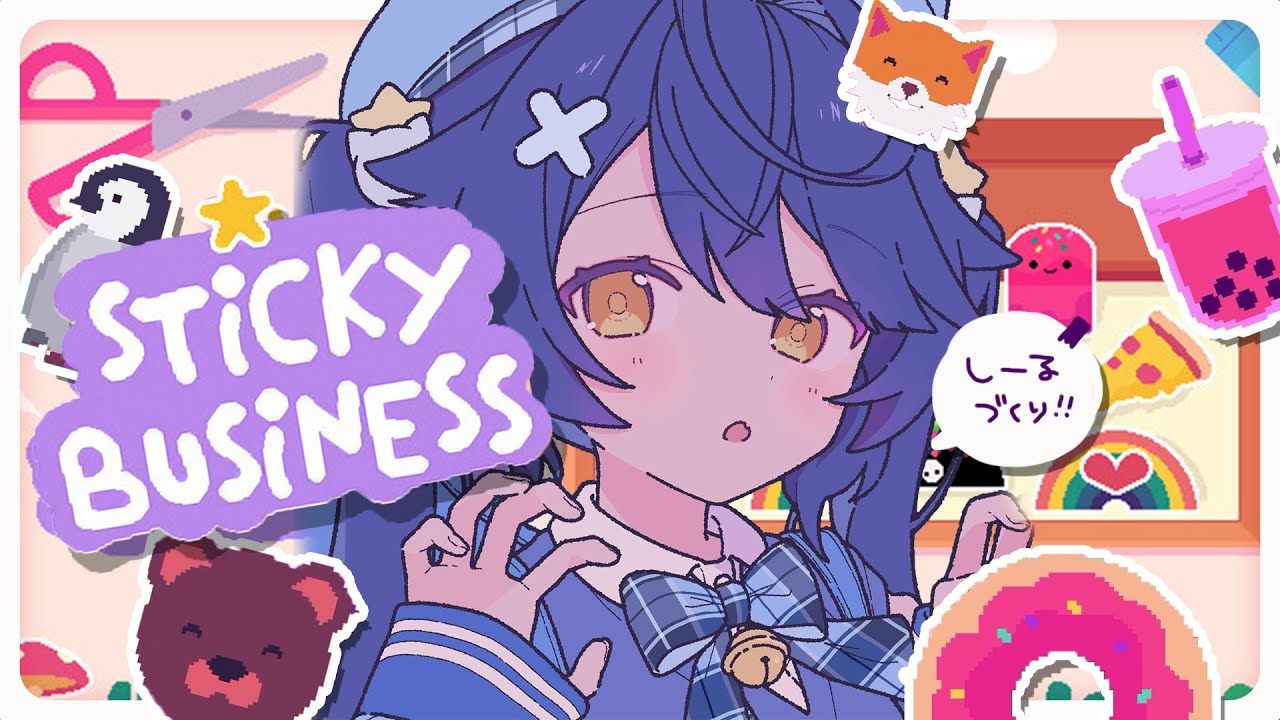 Sticky Business┊チルい音とステッカーつくって販売したりするゲーム