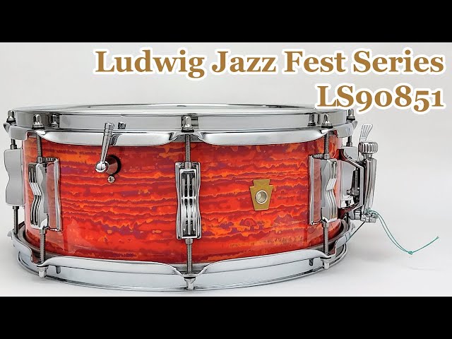 Ludwig Jazz Fest LS908: A jazz festival-style reissue snare drum