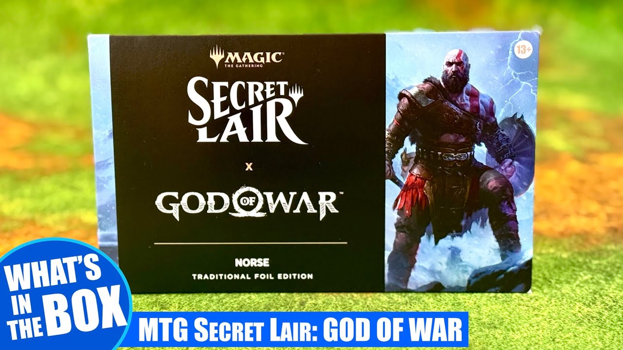 Magic the Gathering Play Station GOD OF WAR Secret Lair Drop