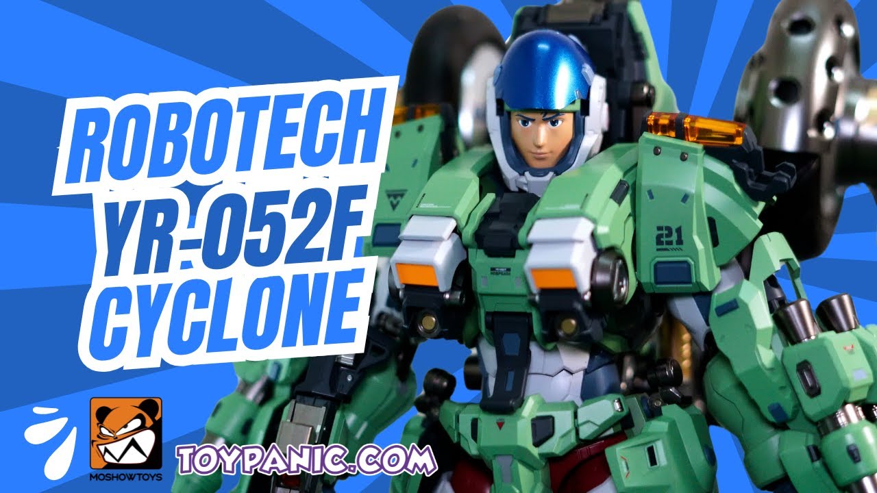 4K] Robotech The New Generation YR-052F Transformable Cyclone from