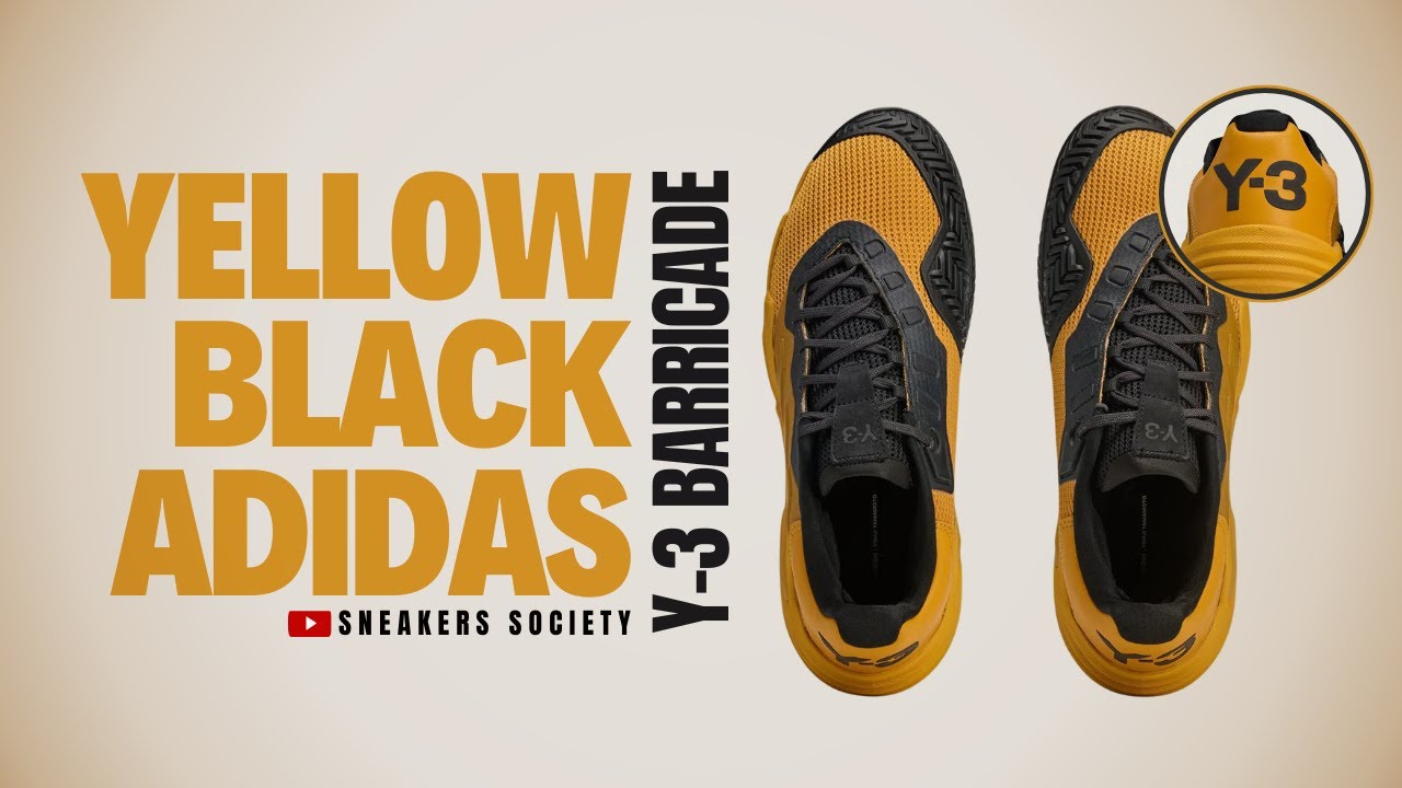 YELLOW BLACK 2025 adidas Y-3 Barricade | DETAILED LOOK + PRICE