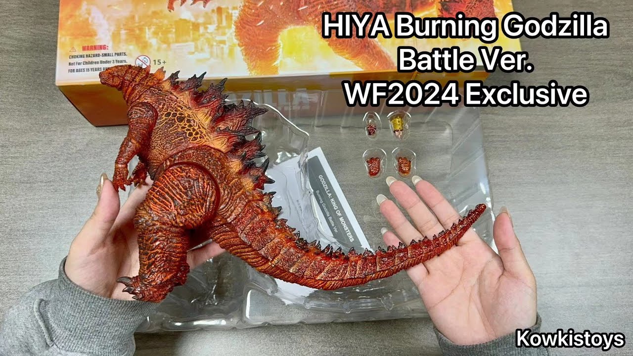 Unboxing✨HIYA Burning Godzilla Battle Ver. #kowkistoys #godzilla