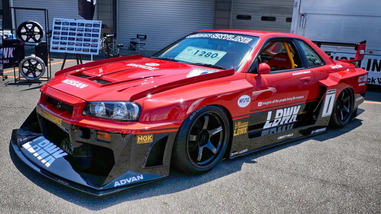 LB-ER34 SUPER SILHOUETTE SKYLINE LBWK スカイライン - YouTube